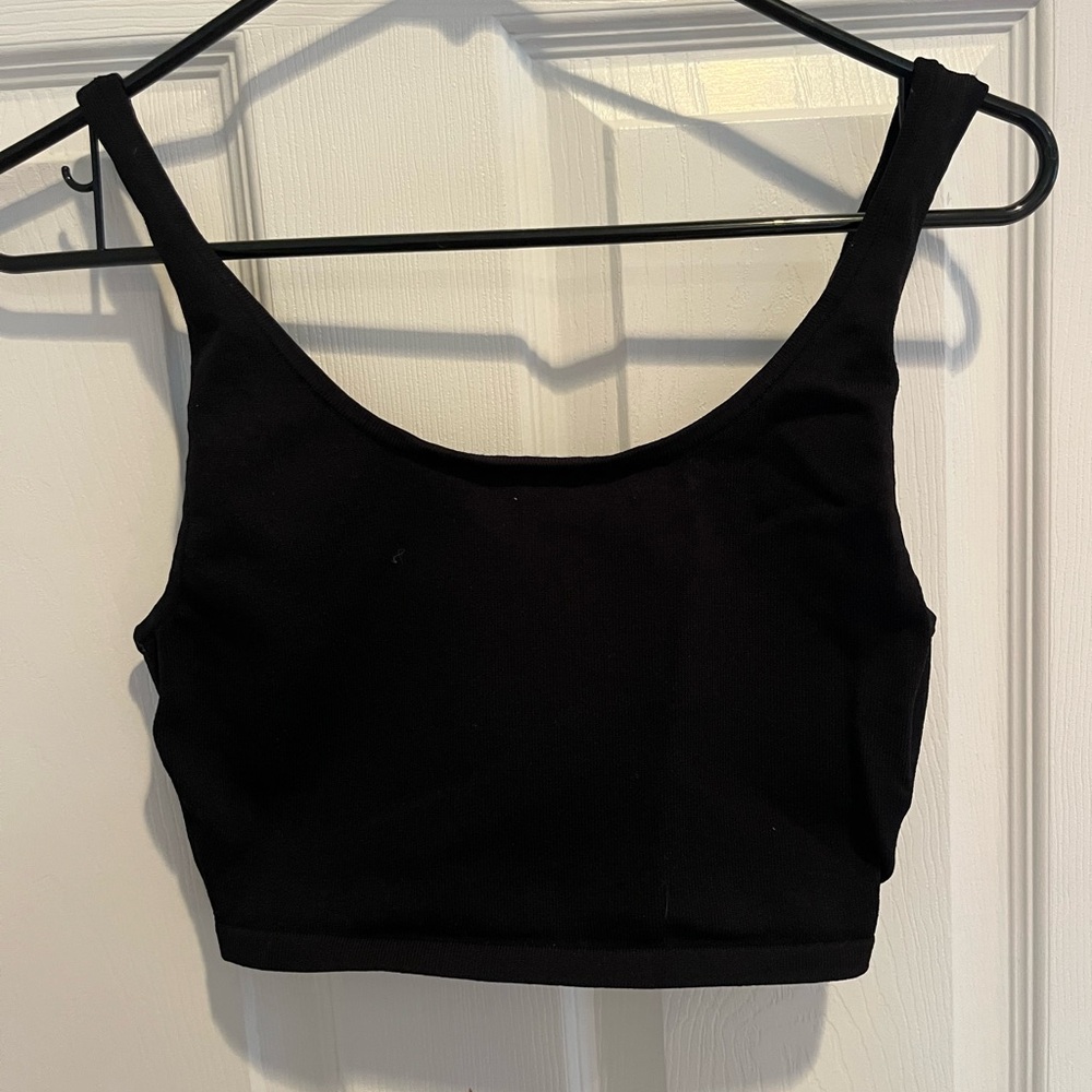 Aritzia Babaton Jet Black Knit Top